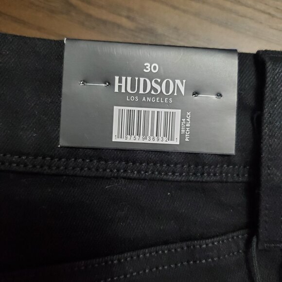 NWT Women's Hudson Los Angeles black jeans size 10 - Picture 2 of 6